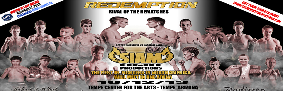 October 12th – Redemption Rematch Event at TCA
